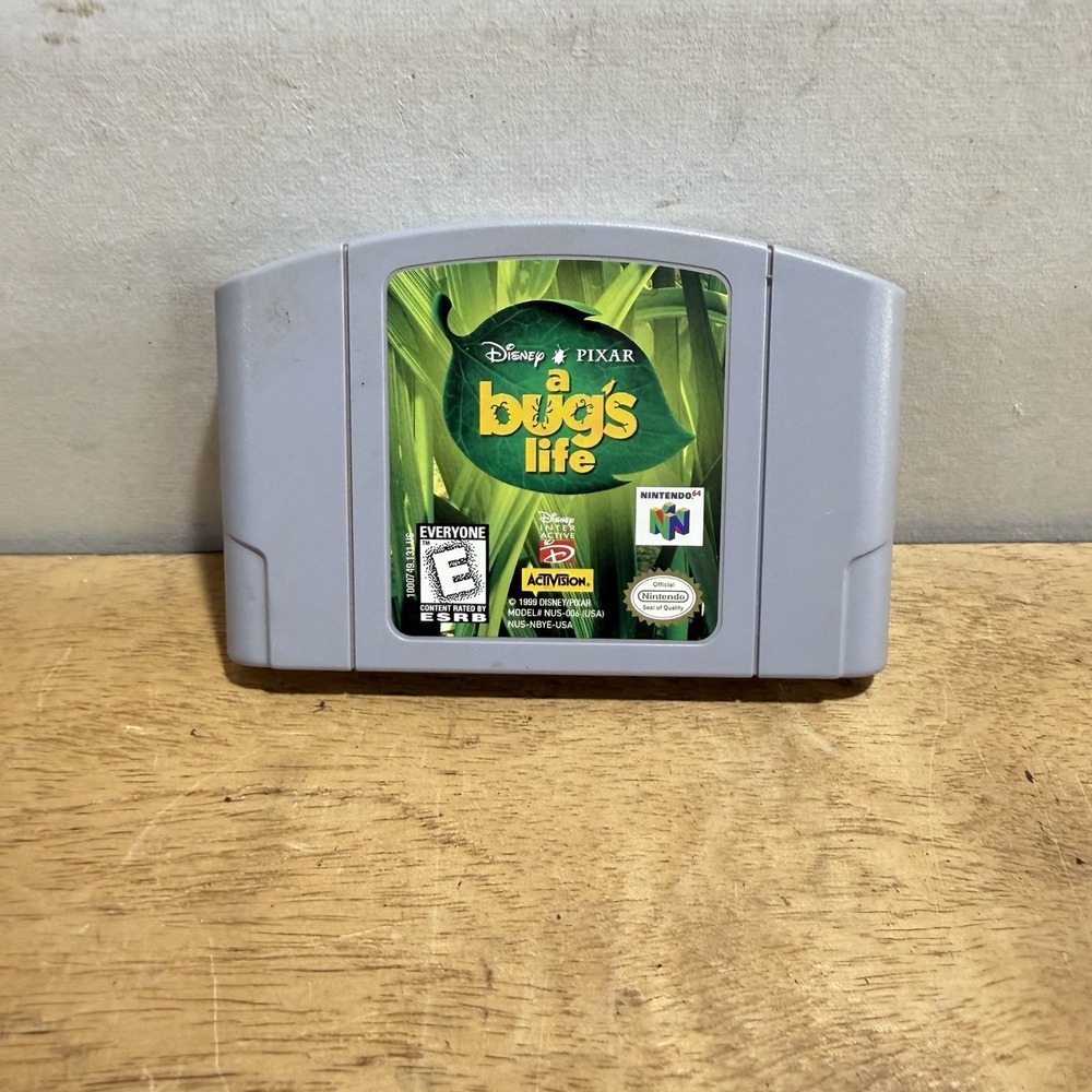 A Bug's Life Nintendo 64 N64 Authentic Tested Cartridge NUS-NBYE-USA Activision